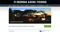 Desktop Screenshot of georgiakayakfishing.com